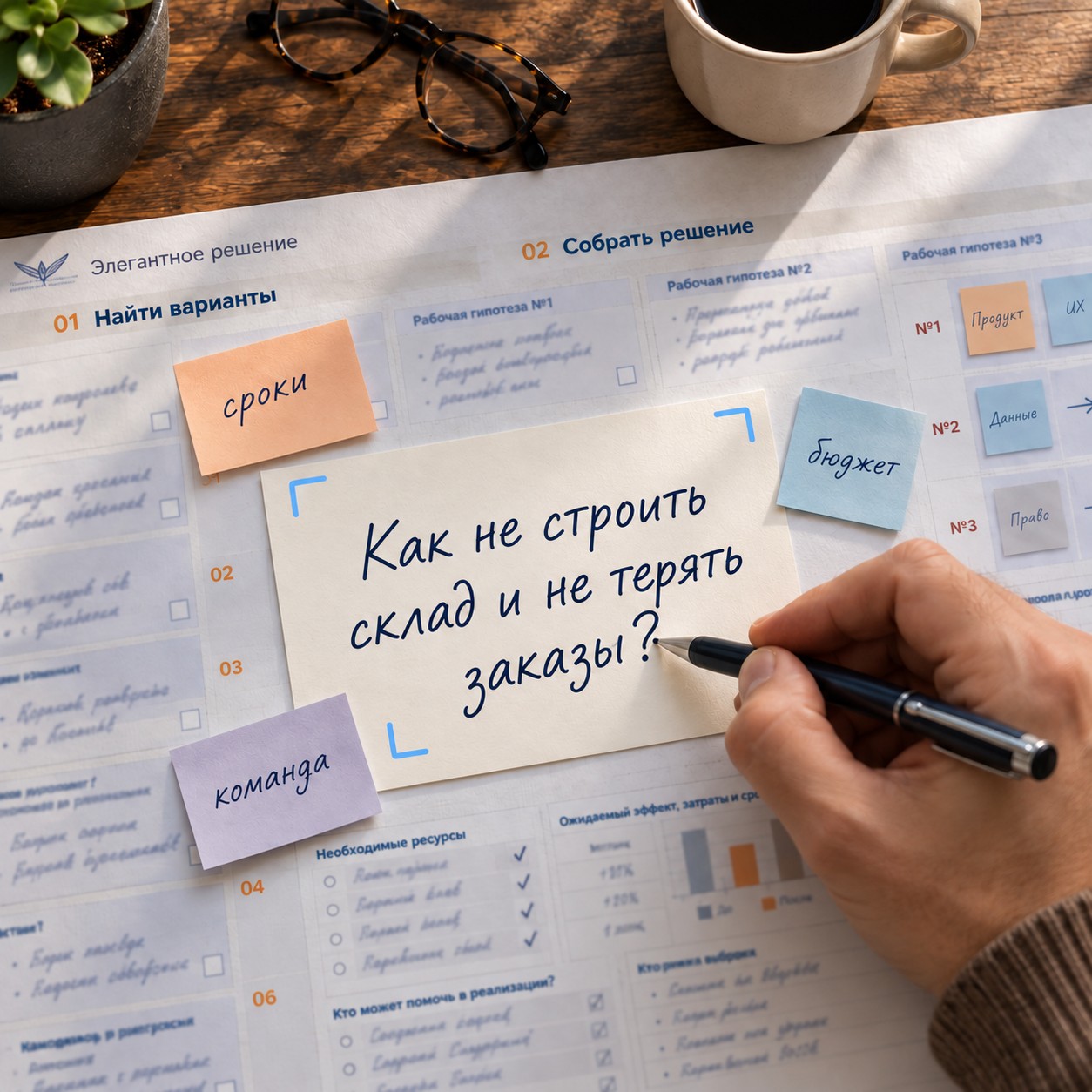 Рабочая карта: Как не строить склад и не терять заказы?